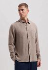 Dstrezzed Shirt Axton Taupe Model / Voorkant