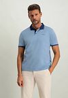 State Of Art Pique Polo Shirt Light Blue Model / Voorkant