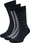 Suitable Socks 3-Pack Print Navy