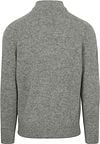 Barbour Talder Zip Pull Wolle Grau Product / Achterkant
