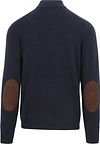Barbour Pullover Wolle Grün Dunkelblau Product / Achterkant