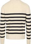 Tommy Hilfiger Sweater Ink Stripes Beige Product / Achterkant