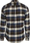 Barbour Valley Hemd Karo Braun Blau Product / Achterkant