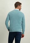 State Of Art Pullover mit V-Ausschnitt Himmelblau Model / Achterkant