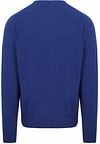 William Lockie Pullover Lamswol V Persian Royal Blue Product / Achterkant