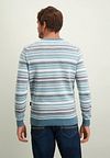 State Of Art Sweater Stripes Blue Model / Achterkant