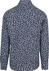 BOSS Hemd Leinen Druck Blau Product / Achterkant