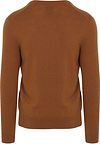 Gant Pullover V-Neck Wool Blend Camel Product / Achterkant