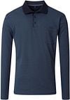 Casa Moda Long Sleeve Poloshirt Structure Navy 454385000-154 kaufen | Suitable