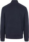 Fred Perry Half Zip Trui Navy Blauw Product / Achterkant