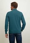 State Of Art Vest Zip Structuur Petrol Groen Model / Achterkant