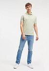 King Essentials The Rene Polo Vert Sage Model / Voorkant