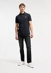 King Essentials The Rene Poloshirt Zwart Model / Voorkant