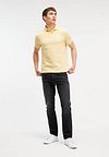 King Essentials The Rene Poloshirt Gelb Model / Voorkant