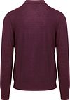 King Essentials The Robert Long Sleeve Polo Merino Burgundy Product / Achterkant