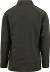 KnowledgeCotton Apparel Overshirt Linen Dark Green Product / Achterkant