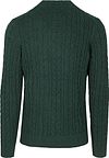 Lyle & Scott Cable Pullover Vert Foncé Product / Achterkant