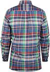 Steppin' Out Shirt Linen Checks Multicolour Product / Achterkant