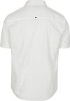 No Excess Short Sleeve Hemd Linen Blend Weiß Product / Achterkant