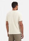No-Excess T-Shirt Jacquard Ecru Model / Achterkant