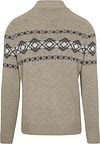 NZA Mocker Sweater Wool Mix River Greige Product / Achterkant