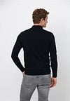 Profuomo Half Zip Pullover Luxury Navy Model / Achterkant