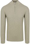 Profuomo Half Zip Pullover Structure Mid Green PPVJ30007D-Z2 order online | Suitable