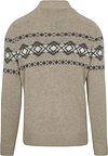 Pull NZA Mocker River Mix Laine Greige Product / Achterkant