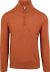 R2 Half Zip Pull Laine Merino Brique 122.ZIP.001-090 commander en ligne | Suitable