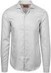 Suitable Shirt Extra Long Sleeves Print Taupe