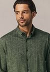 State Of Art Overhemd Jersey Herringbone Groen Model / Detail