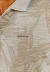 State of Art Poloshirt Faded Leaf Beige Model / Detail