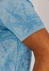 State of Art Poloshirt Faded Leaf Lichtblauw Model / Detail