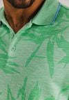 State of Art Poloshirt Faded Leaf Vert Model / Detail