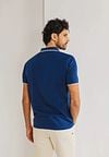 State of Art Poloshirt Jersey Navy Model / Achterkant