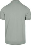 Suitable Knitted Half Zip Polo Dusty Grey Product / Achterkant