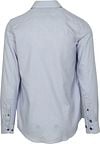 Suitable Overhemd Jacquard Luxe Blauw