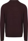 Suitable Pull Laine Mérino Bordeaux