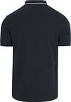 Sun68 Polo Petites Rayures Collar Marine  Product / Achterkant