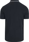 Sun68 Polo Shirt Small Stripe Collar Navy  Product / Achterkant