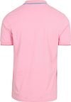 Sun68 Polo Shirt Small Stripe Collar Light Pink Product / Achterkant