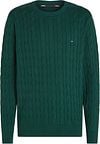 Tommy Hilfiger Pull Cable Vert Foncé MW0MW33132-L6K commander en ligne | Suitable