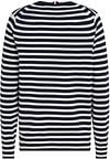 Tommy Hilfiger Pull Marine Rayé Product / Achterkant