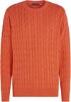 Tommy Hilfiger Pullover Cable Orange order online | MW0MW33132-SM5 | Suitable Norway