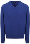 William Lockie Pull Laine d'Agneau Col-V Bleu Royal Persan 7092DF-164 Persian