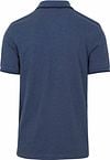 Scotch And Soda Melange Polo Donkerblauw Product / Achterkant