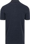 R2 Amsterdam Polo Soft Solid Blue Product / Achterkant