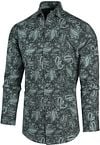 Blue Industry Overhemd Paisley Groen Product