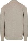 Casa Moda Pullover Zip Structure Beige Product / Achterkant