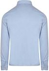 Desoto Longsleeve Poloshirt Essential Light Blue Product / Achterkant